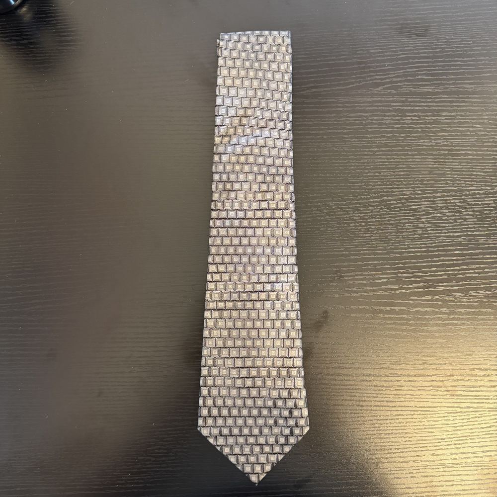 Via Europa Square Gray Tie